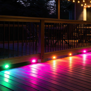 Baliza LED exterior suelo 18W - 12V DC - IP67 - Ø15cm -30º - RGB/3000K - Barcelona Led-
