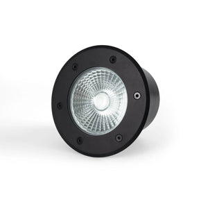 Baliza LED exterior suelo 18W - 12V DC - IP67 - Ø15cm -30º - RGB/3000K - Barcelona Led-