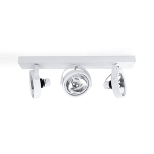 Foco de techo triple orientable "IRIS" + 3 bombillas AR111 GU10 - Barcelona Led-Decoración