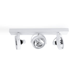 Foco de techo triple orientable "IRIS" + 3 bombillas AR111 GU10 (17)