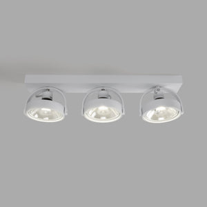 Foco de techo triple orientable "IRIS" + 3 bombillas AR111 GU10 (20)