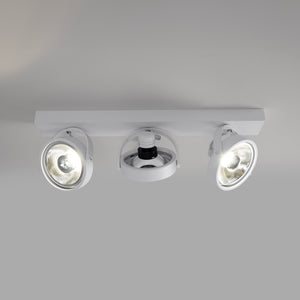 Foco de techo triple orientable "IRIS" + 3 bombillas AR111 GU10 (21)