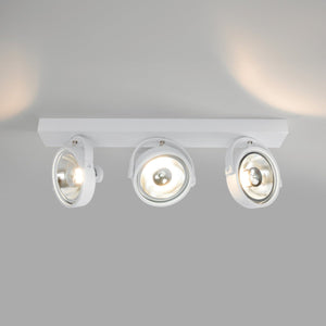 Foco de techo triple orientable "IRIS" + 3 bombillas AR111 GU10 - Barcelona Led-Decoración