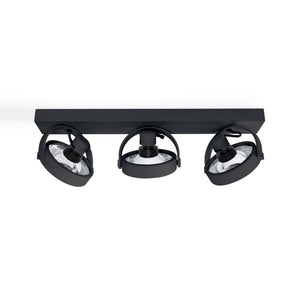 Foco de techo triple orientable "IRIS" + 3 bombillas AR111 GU10 (27)