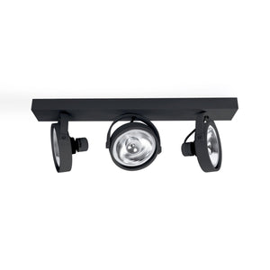 Foco de techo triple orientable "IRIS" + 3 bombillas AR111 GU10 - Barcelona Led-Decoración