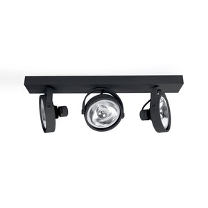 Foco de techo triple orientable "IRIS" + 3 bombillas AR111 GU10 (29)