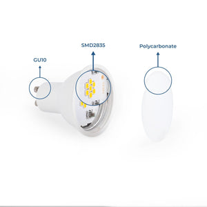 Bombilla LED GU10 - 7W - 120º - Barcelona Led-
