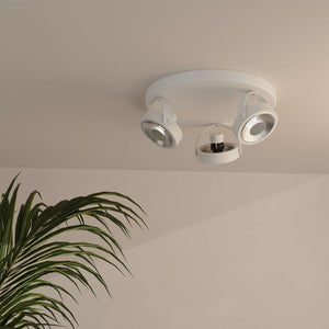 Aplique de techo triple orientable "IRIS 3" + 3 bombillas AR111 - Barcelona Led-Decoración