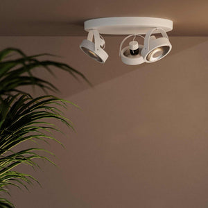 Aplique de techo triple orientable "IRIS 3" + 3 bombillas AR111 (1)