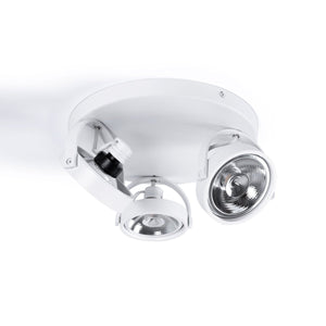 Aplique de techo triple orientable "IRIS 3" + 3 bombillas AR111 - Barcelona Led-Decoración