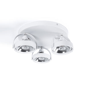 Aplique de techo triple orientable "IRIS 3" + 3 bombillas AR111 (13)