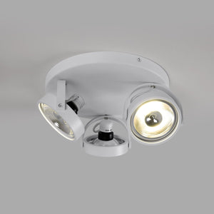Aplique de techo triple orientable "IRIS 3" + 3 bombillas AR111 - Barcelona Led-Decoración