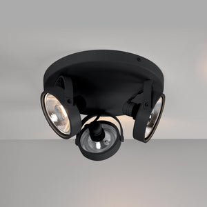 Aplique de techo triple orientable "IRIS 3" + 3 bombillas AR111 (31)