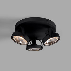Aplique de techo triple orientable "IRIS 3" + 3 bombillas AR111 (32)