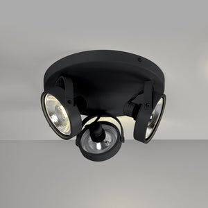 Aplique de techo triple orientable "IRIS 3" + 3 bombillas AR111 (33)