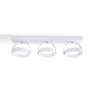 Foco de techo triple orientable "IRIS" - 3 x AR111 GU10 - Barcelona Led-Decoración