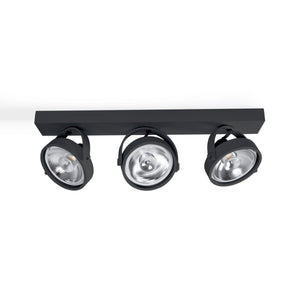 Foco de techo triple orientable "IRIS" - 3 x AR111 GU10 - Barcelona Led-Decoración