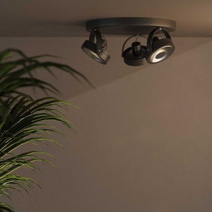 Aplique de techo triple orientable "IRIS 3" + 3 bombillas AR111 - Barcelona Led-Decoración