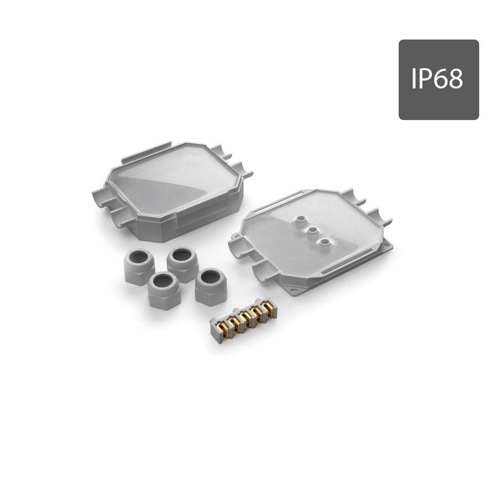 Caja de conexiones estanca Readybox 120 con gel aislante integrado IP68 con 5 conectores 6MM2