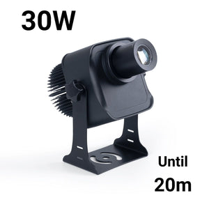 Proyector de logos LED GOBO 30W rotativo exterior - Óptica 20° - IP65 - Barcelona Led-Signage