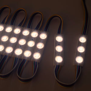 Módulos LED RGB + CCT para rótulos - 0.96W - 12V - IP65 - 120º - Barcelona Led-