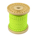 Dekoratives geflochtenes Textil-Elektrokabel 2x0,75 grüner Ausbruch 2