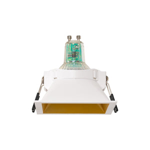 Aro downlight empotrable cuadrado - Bajo UGR - Corte 75 x 75mm (10)