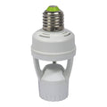 Adattatore per lampadina LED E27 con sensore di movimento PIR a 360° IP20 2