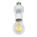 Adattatore per lampadina LED E27 con sensore di movimento PIR a 360° IP20 4