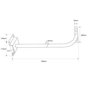 Soporte para proyector LED - 60cm - 80cm - 1 metro (12)