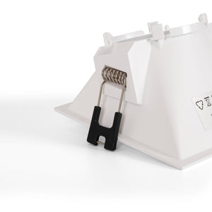 Aro downlight cuadrado asimétrico - Bajo UGR - Corte 85 x 85mm - Barcelona Led-Accesorios