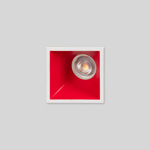 Aro downlight cuadrado asimétrico - Bajo UGR - Corte 85 x 85mm (50)