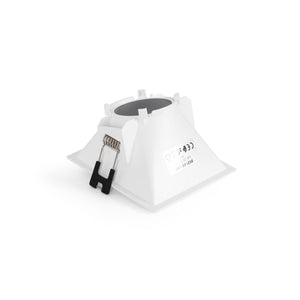 Aro downlight cuadrado asimétrico - Bajo UGR - Corte 85 x 85mm - Barcelona Led-Accesorios