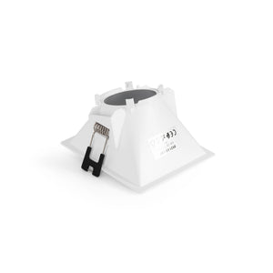 Aro downlight cuadrado asimétrico - Bajo UGR - Corte 85 x 85mm (66)