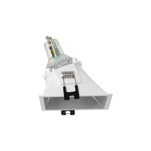 Aro downlight cuadrado asimétrico - Bajo UGR - Corte 85 x 85mm (70)