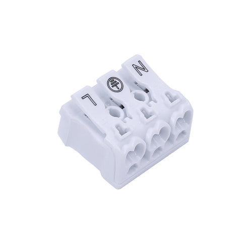 Conector rápido de 3 pólos / 0,5 - 2,5 mm