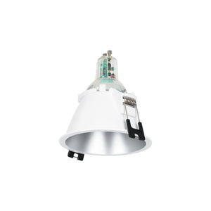 KIT Aro empotrable fijo Ø93mm + Bombilla GU10 5,4W + Portalámparas (26)