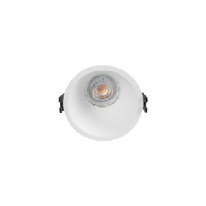 KIT Aro empotrable fijo Ø93mm + Bombilla GU10 5,4W + Portalámparas - Barcelona Led-