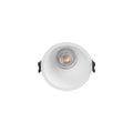 KIT Aro empotrable fijo Ø93mm + Bombilla GU10 5,4W + Portalámparas 5
