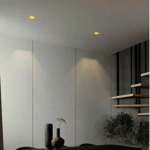 Aro downlight cuadrado asimétrico - Bajo UGR - Corte 85 x 85mm - Barcelona Led-Accesorios