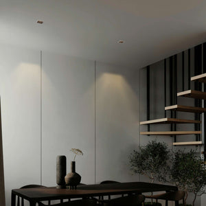 Aro downlight cuadrado asimétrico - Bajo UGR - Corte 85 x 85mm (75)