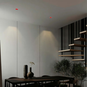 Aro downlight cuadrado asimétrico - Bajo UGR - Corte 85 x 85mm (86)