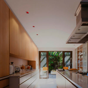 Aro downlight cuadrado asimétrico - Bajo UGR - Corte 85 x 85mm (87)