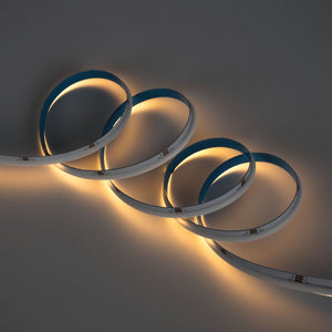 Tira LED COB 24V DC CCT - Emisión lateral - 12W/m - 10mm - IP20 - Corte c/ 5cm - Rollo de 5 metros - Barcelona Led-