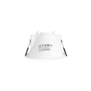 Aro downlight redondo asimétrico - Bajo UGR - Corte Ø85mm - Barcelona Led-Accesorios