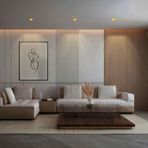 Aro downlight cuadrado asimétrico - Bajo UGR - Corte 75 x 75mm (9)