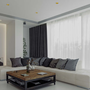 Aro downlight cuadrado asimétrico - Bajo UGR - Corte 75 x 75mm (10)