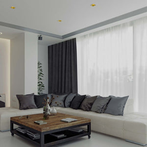 Aro downlight cuadrado asimétrico - Bajo UGR - Corte 75 x 75mm - Barcelona Led-Accesorios