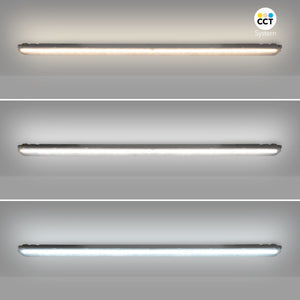 Pantalla estanca LED lineal enlazable- Regulable DALI - CCT - 150cm - 55W - Driver LIFUD - IP65 (9)