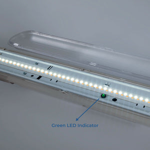 Pantalla estanca LED / Luz de emergencia - CCT - 120cm - Conectable - 40W - IP65 - Barcelona Led-